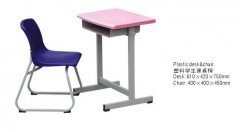 A-070 Plastic desk 7 chai